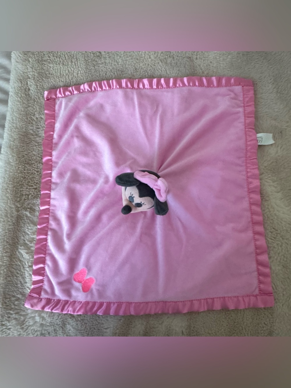 Disney Baby Minnie Mouse Lovey Pink